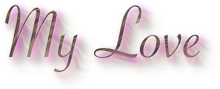 Let's Get Straight To The Point Here - My Love Png Text (960x333), Png Download