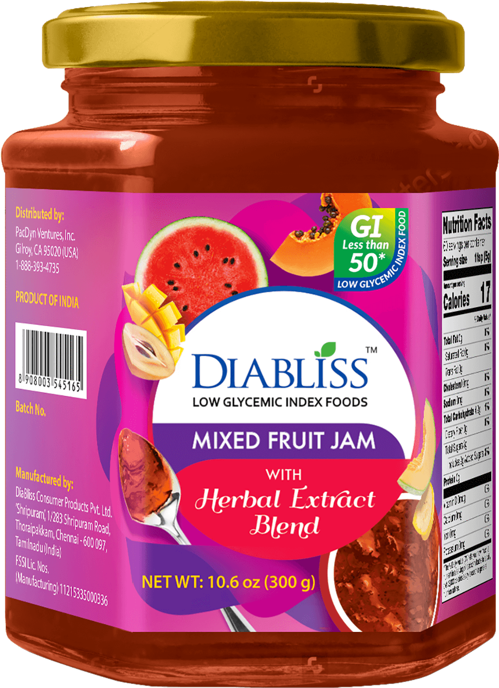 Mixed Fruit Jam - Jam (1500x1500), Png Download