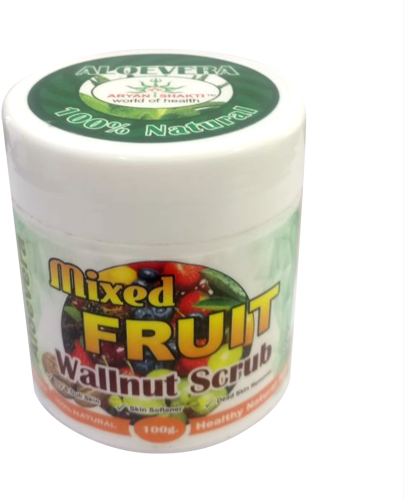 Mixed Fruit Walnut Scrub Dead Skin Remover 100gm - Cleanser (500x500), Png Download