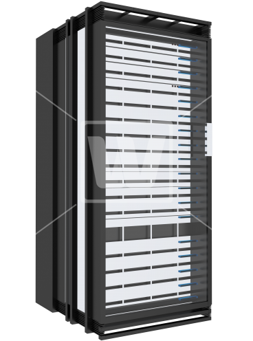Hosting Rack Png - Server Rack No Background (367x550), Png Download