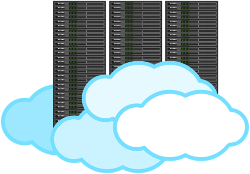 Cloud Hosting - Cloud Computing Vector Png (598x416), Png Download