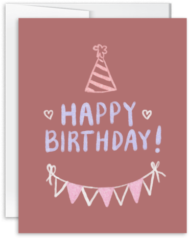 Happy Birthday Chalk Lettering Greeting Card - Christmas Tree (600x600), Png Download