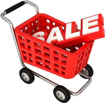 Png - Cart Sale Transparent Png (400x400), Png Download
