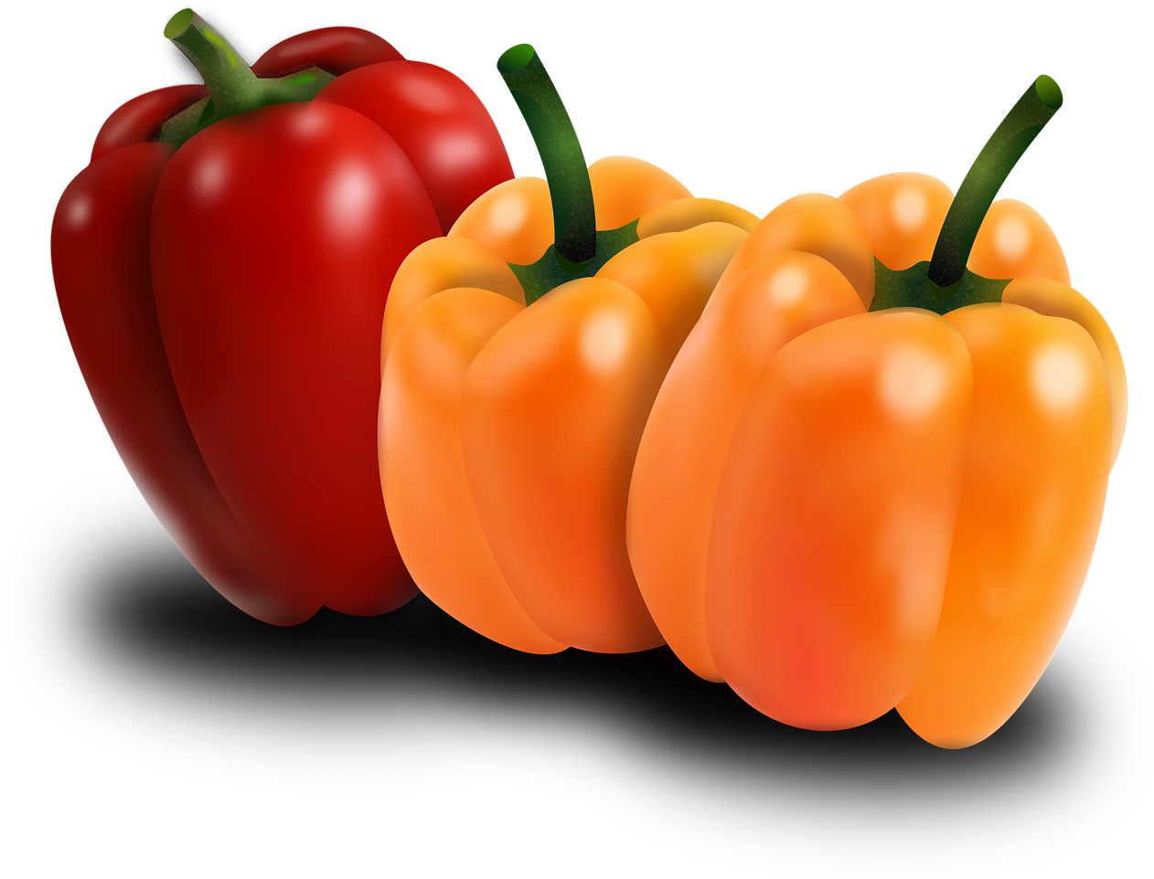 Food Peppers Horta - Pimento Png (1280x1035), Png Download