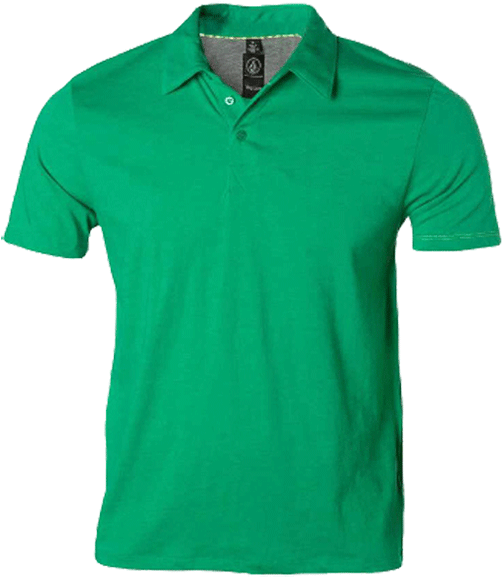 Men's Basic Polo Shirt - Green Polo With Black Logo (520x630), Png Download