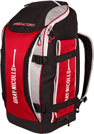 Gray Nicolls Predator3 100 Black/grey/red Cricket Kit - Gray Nicolls Cricket Bag (450x450), Png Download