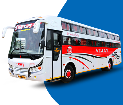 Vijay Travels Pune To Shirpur (423x361), Png Download