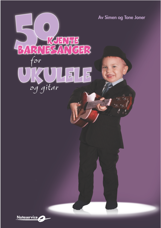 50 Kjente Barnesanger For Ukulele Og Gitar (760x760), Png Download