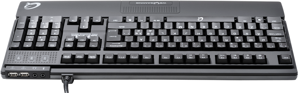 1024x768-behind - Qpad Mk-80 Mx Brown Switch Keyboard (1024x768), Png Download