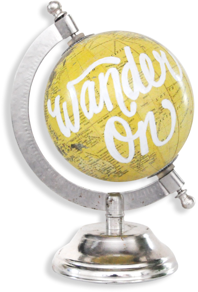 "wander On" Globe - Coca-cola (735x1024), Png Download