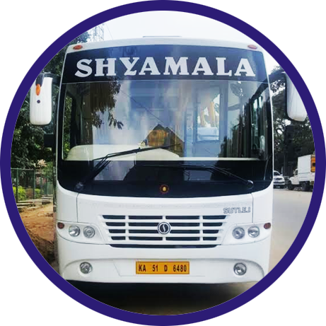Shyamala Travels Bangalore To Goa (461x461), Png Download