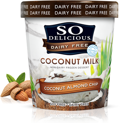 So Delicious Dairy Free - So Delicious Coconut Ice Cream Vanilla Bean (480x510), Png Download
