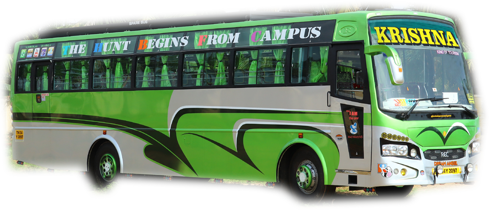 Over A Period Of One Year, We Krishna Tours And Travels - Krishna Tourist Bus (1000x429), Png Download