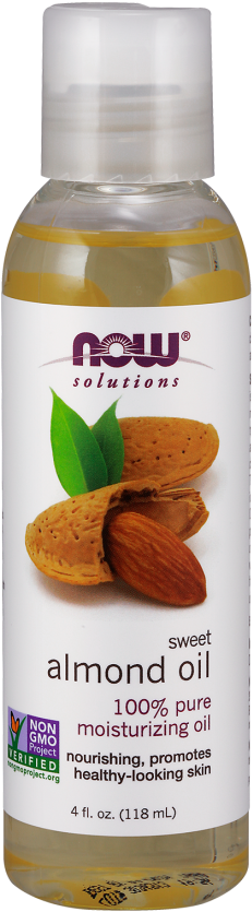 Sweet Almond Oil - Now Foods Sweet Almond Oil, Moisturizing Oil, New Value (265x880), Png Download