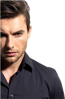 Barber Mere Green - Haircut For Men Trim (384x337), Png Download