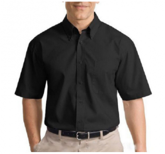 Pink Shorts Black Polo (600x315), Png Download