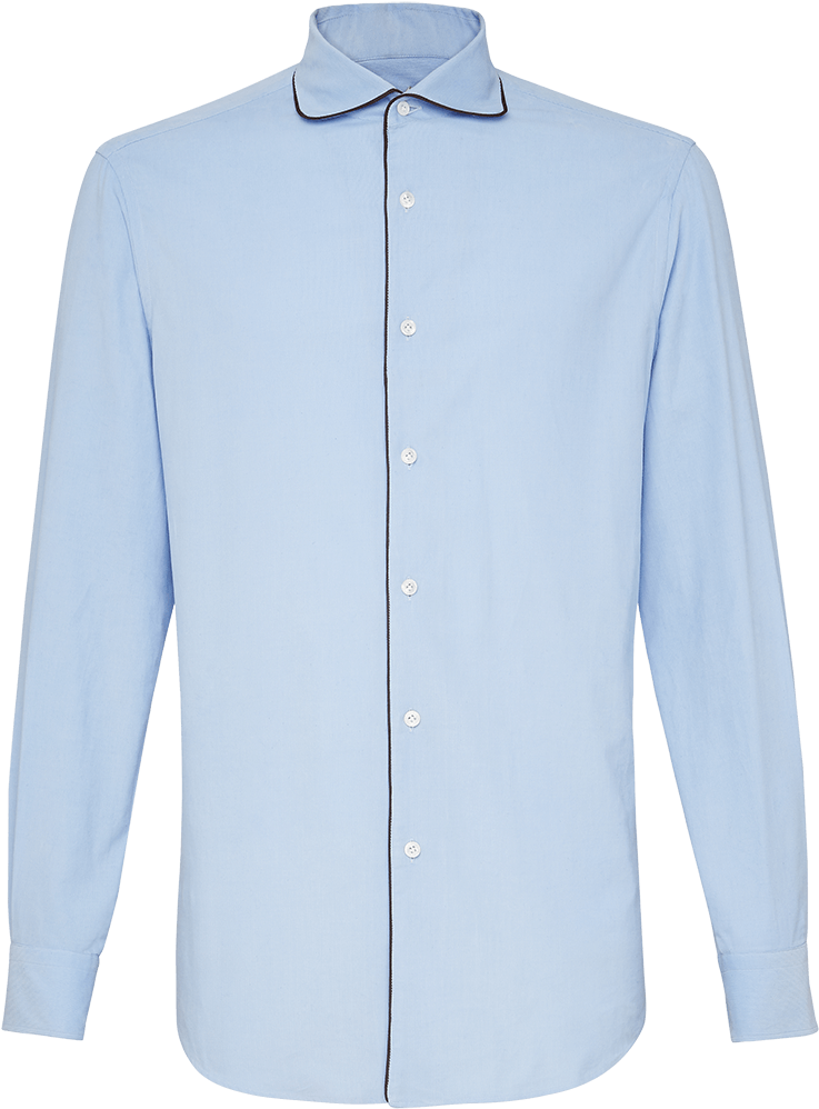 Cotton Corduroy Shirt With One Piece Collar - Blouse (960x1440), Png Download