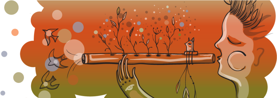 Native American Style Flute Lessons For Kids - Flute Lessons For Kids (1000x343), Png Download