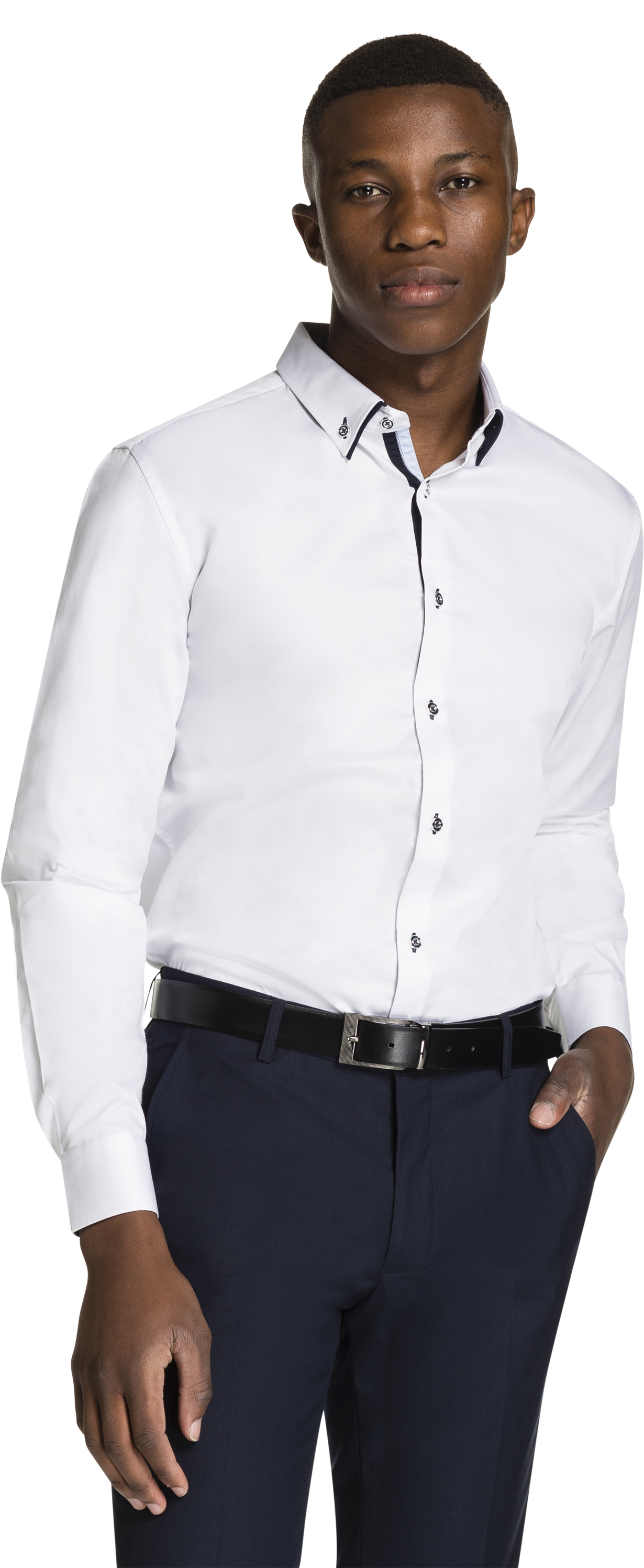 Yd White Dress Shirt (3000x3000), Png Download