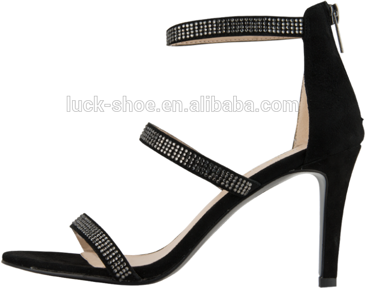 Heels Drawing Strappy Heel - High-heeled Shoe (1000x1000), Png Download