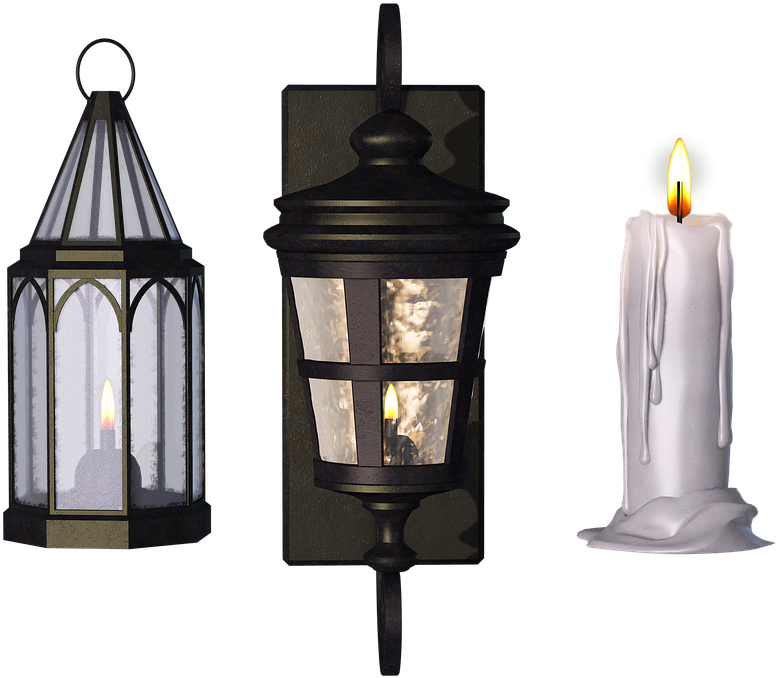 Replacement Lamp, Lantern, Candle, Lighting, Light - Linterna Vela (823x720), Png Download
