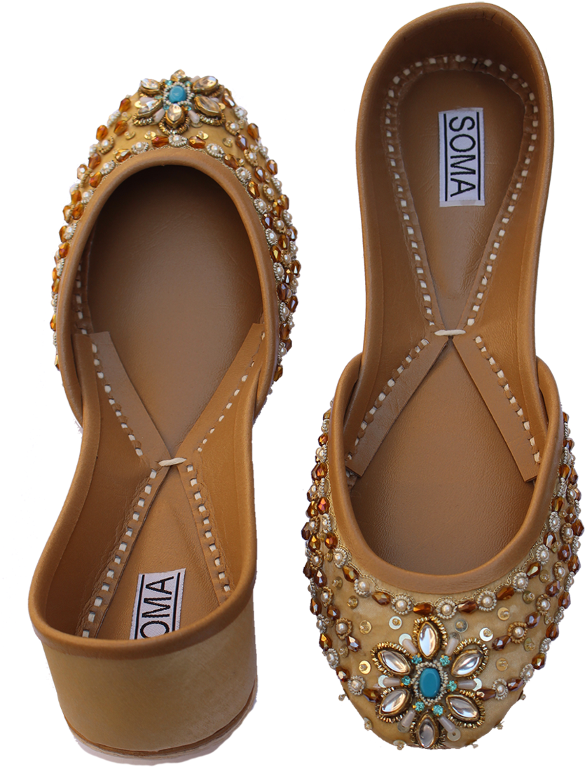 Havana Gold Hand Crafted Footwear - Footwear (1160x1160), Png Download