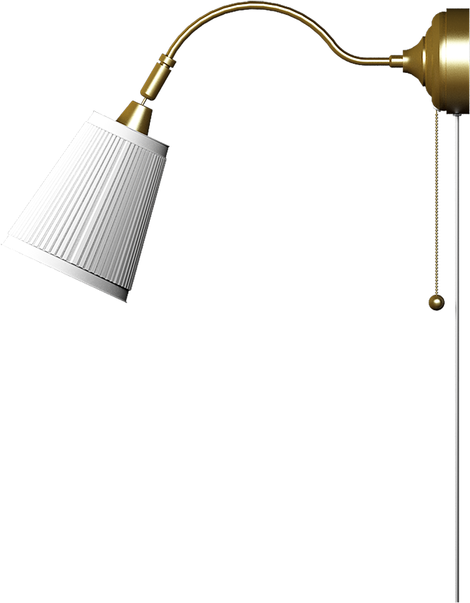 Ikea Arstid Wall Light Png Image - Lamp (1000x1000), Png Download