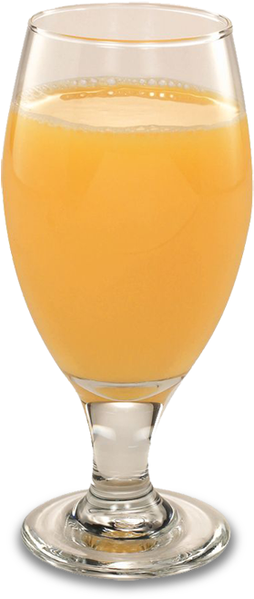 Transparent Glass Of Orange Juice (297x670), Png Download
