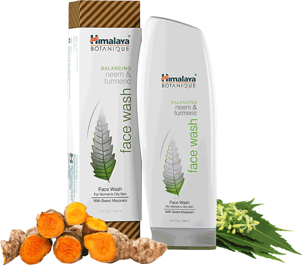 Download Neem & Turmeric Face Wash Himalaya Neem Face Wash And Turmeric Full Size PNG Image