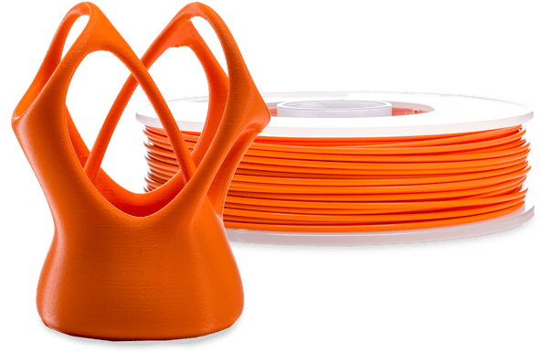 Ultimaker Pla Orange - Ultimaker 2 Pla Filament - Black (750x465), Png Download