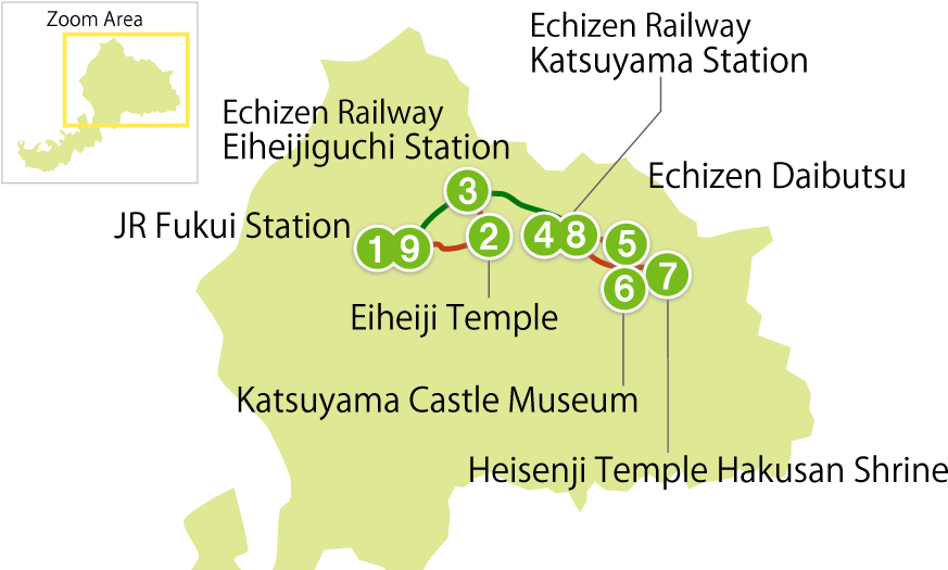 Shrines & Temples - Fukui Prefecture (900x539), Png Download