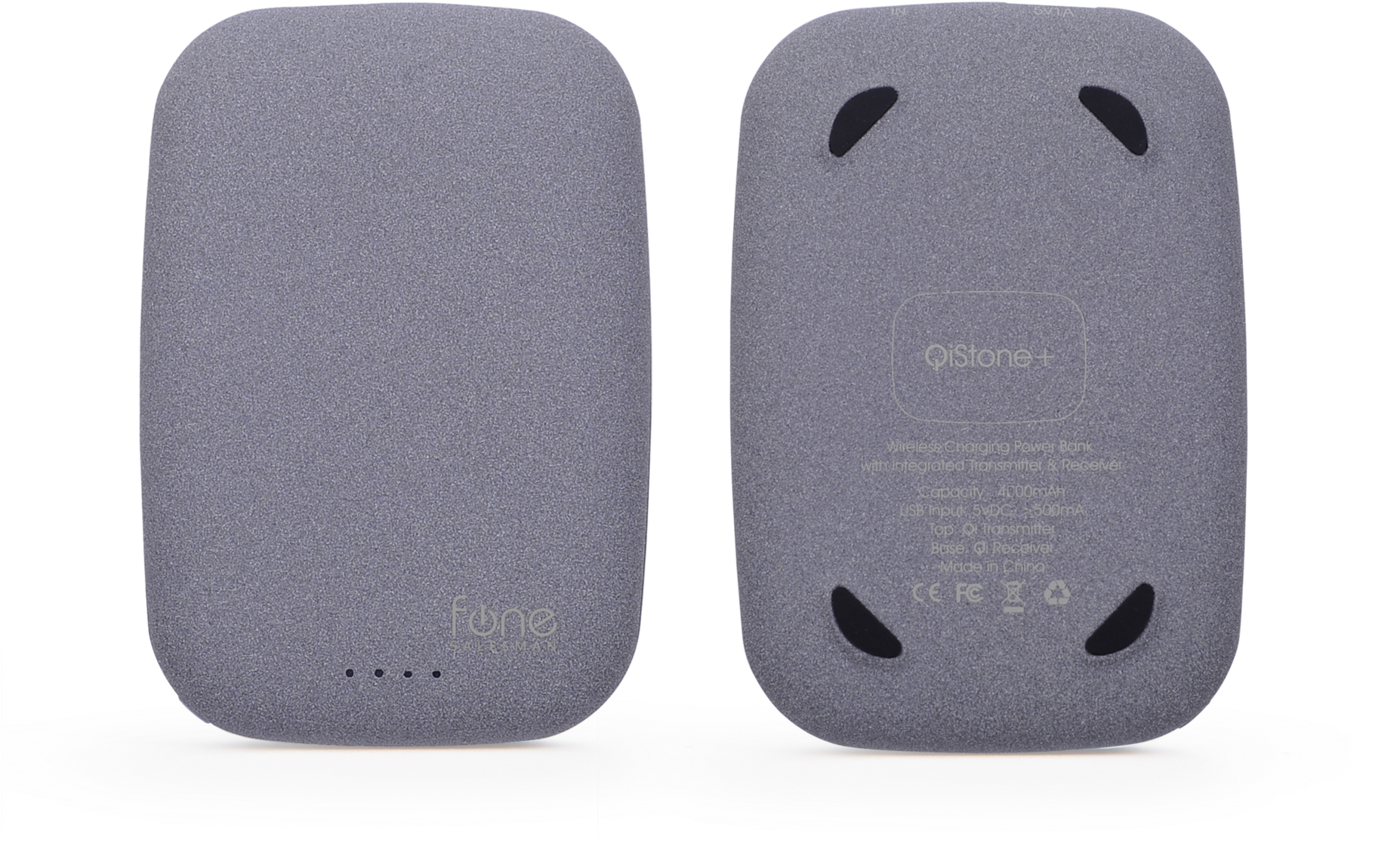 Qistone The Completely Wireless Portable Charger - Battery Charger (2048x1682), Png Download