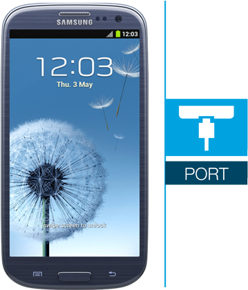 Galaxy S3 Charging Port Replacement - Samsung Gt I9300i (450x450), Png Download