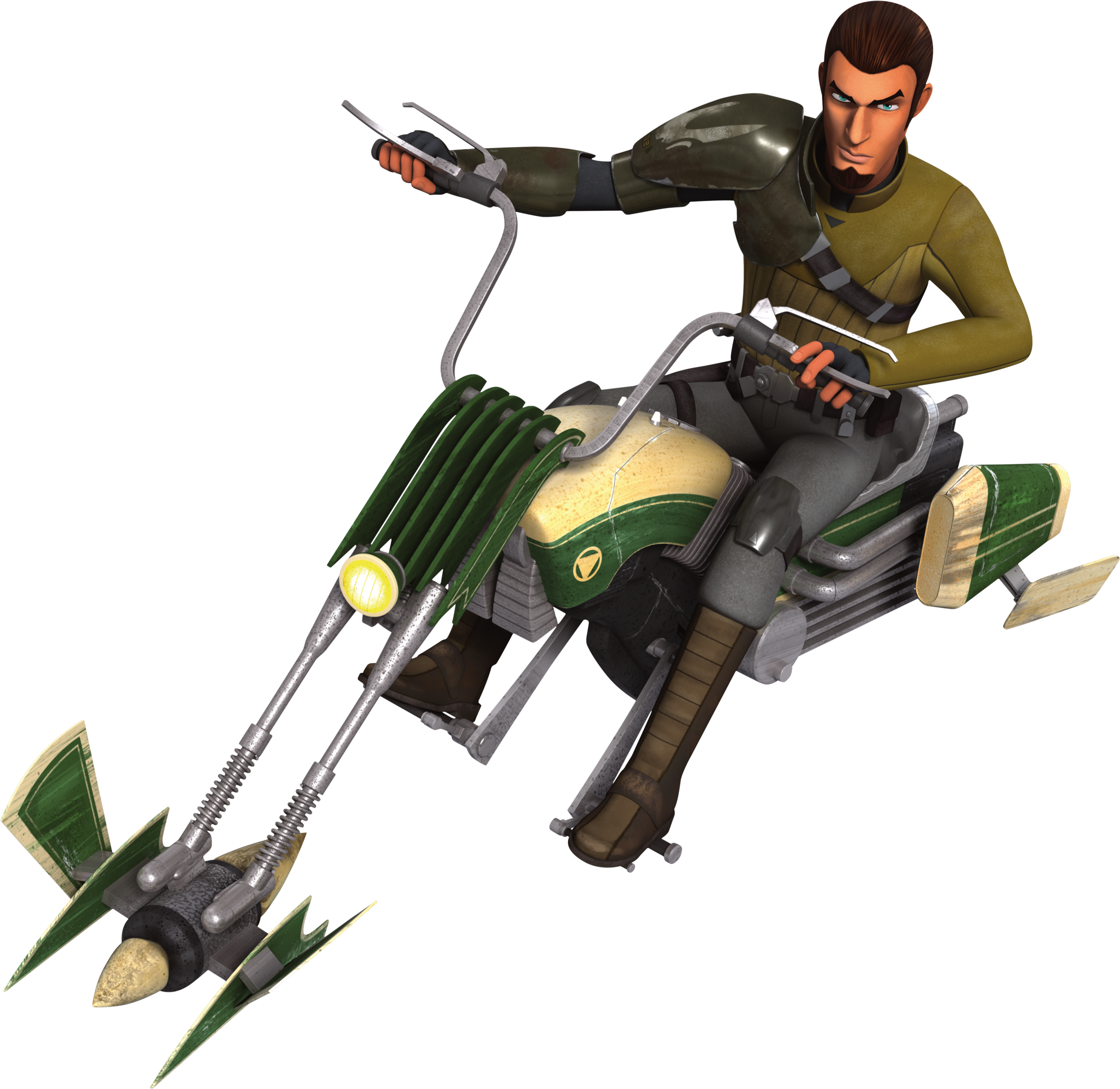 Kanan Speeder Bike Fathead - T 85 Speeder Bike (3600x3450), Png Download
