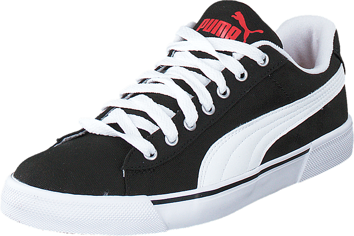 Puma Benny Black White 02571 07 Womens Textile Rubber - Puma Benny Black White (705x470), Png Download