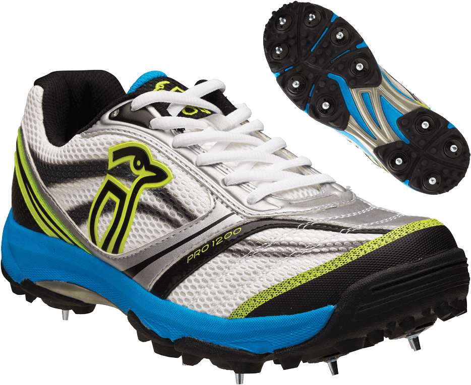 Kookaburra Pro 1200 Spike - Kookaburra Pro 1200 Rubber Junior Cricket Shoe (1024x1024), Png Download