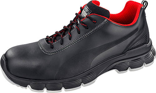 Pics/puma/rebound 3/puma 640521 2 - Esd Safety Shoes S3 Size: 45 Black Puma Safety Pioneer (500x299), Png Download