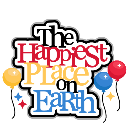 The Happiest Place On Earth Title Svg Cut Files For - Happiest Place On Earth Clipart (432x432), Png Download