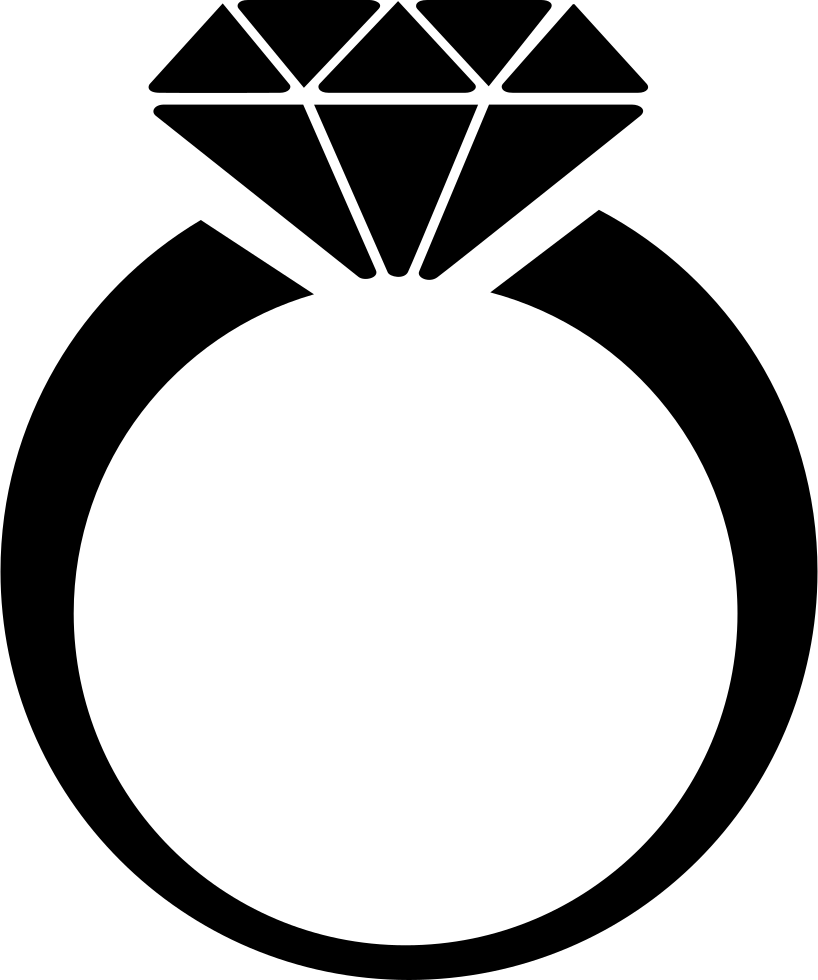 Png File Svg - Diamond Ring Svg Free (818x980), Png Download