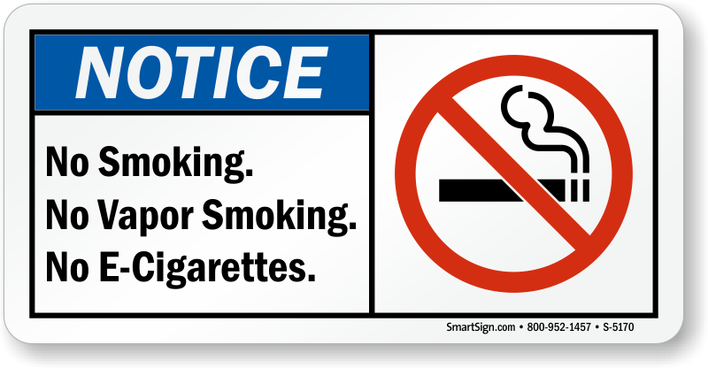 Zoom, Price, Buy - No Smoking No Vaping No E Cigarettes (800x416), Png Download