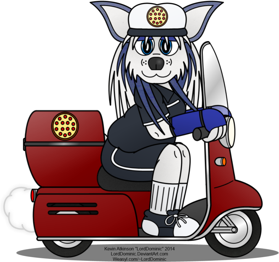Delivery By Lorddominic On Deviantart - Scooter (894x894), Png Download