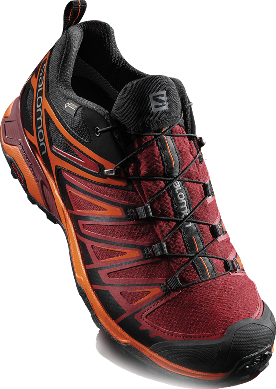 Red Salomon Speedcross - Shoe (557x786), Png Download