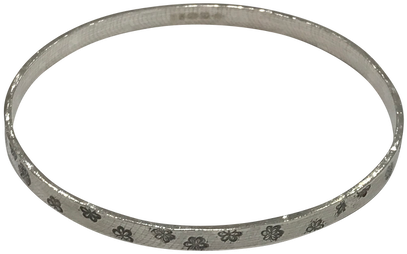 Flower Bangle - Memorywire Til Armbånd 170 Cm (500x500), Png Download