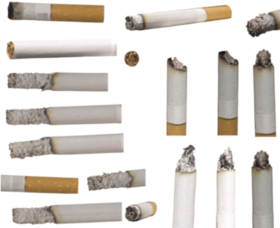 Transparent Cigarette Smoke Png Shameless Bastard - Cigarette Texture (400x334), Png Download