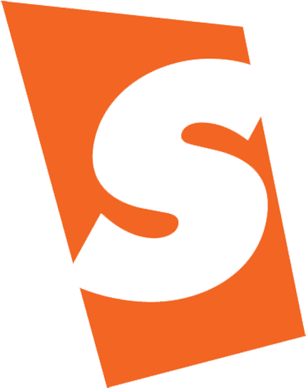Orange S Logo Png (460x543), Png Download
