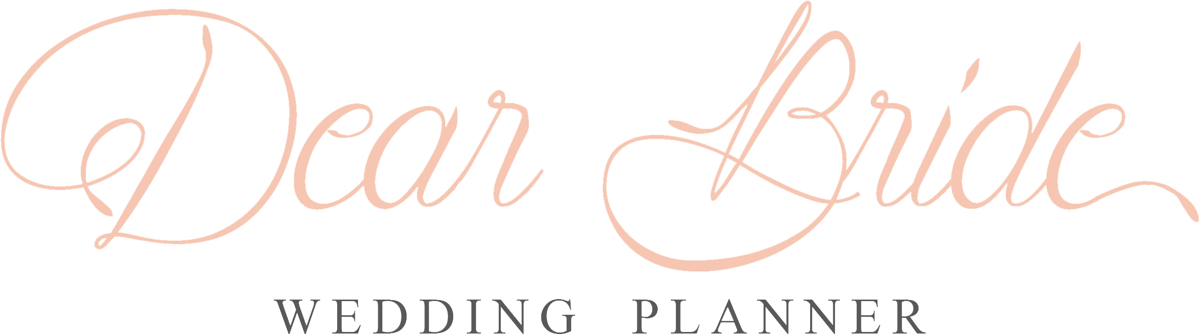 Dear Bride Wedding Planner - Gelinlik (2633x959), Png Download