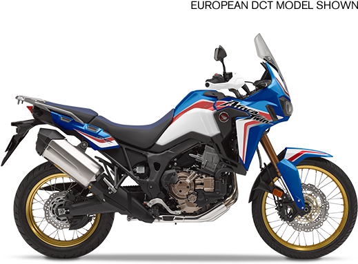 Blue/white/red - Honda Africa Twin 2019 Colors (600x400), Png Download
