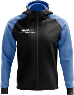 Custom Zipped Hoodie Design - Hoodie (480x480), Png Download