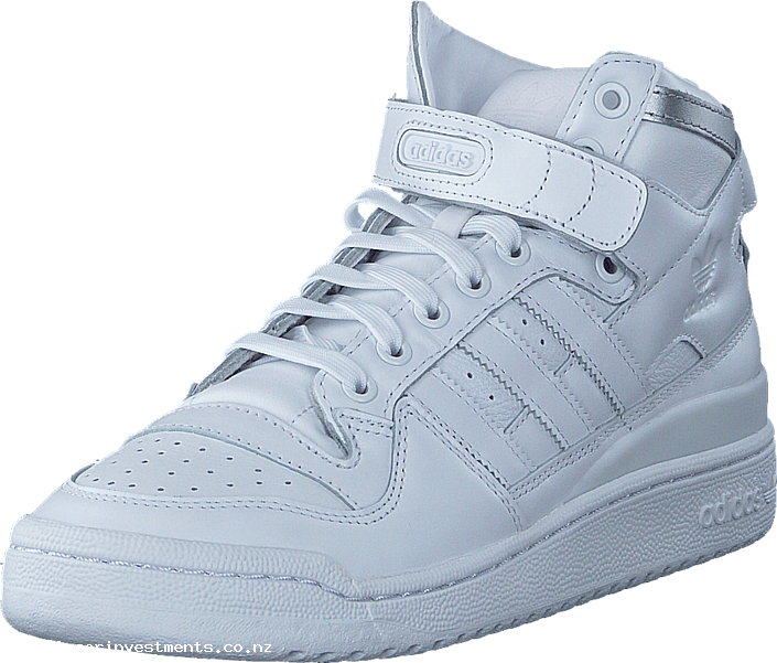 Download Transparent Adidas Originals Forum Mid Refined Ftwr White/ftwr Shoe PNGkit