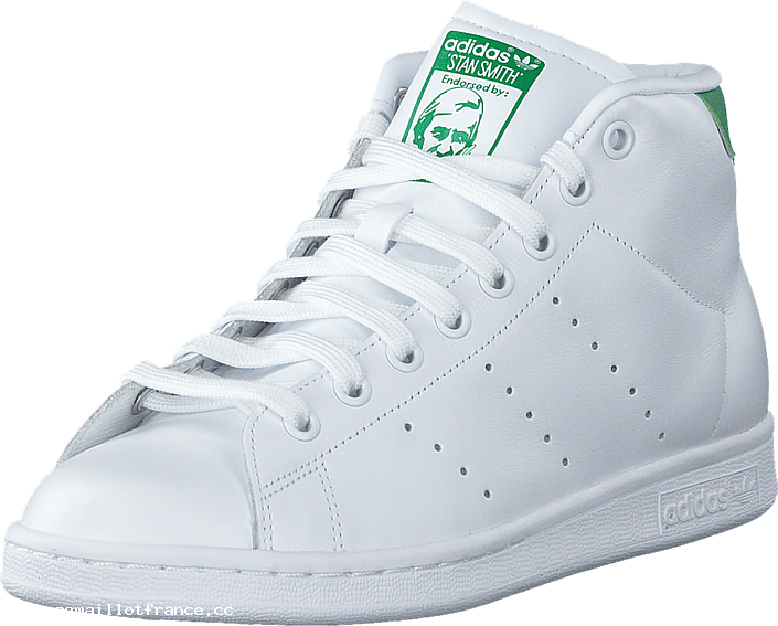 Download Adidas Originals Stan Smith Mid Ftwr White Ftwr White Green Adidas Stan Smith Full Size Png Image Pngkit